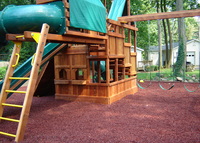 benefits of rubber mulch for playgrounds